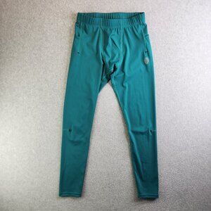 Piqidig Leggings Mens M Green Lion Gym Running Lifting Cross Training Pockets